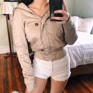 Gold/Rose Gold Jacket Hooded